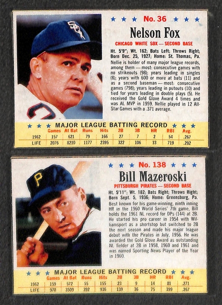 Lot of 40 1963 Post Cards & 3 - Jello Cards w. Willie Mays