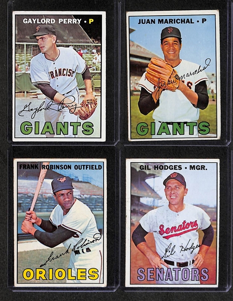 Lot of 400+ 1967 Topps Baseball Cards w. Ford