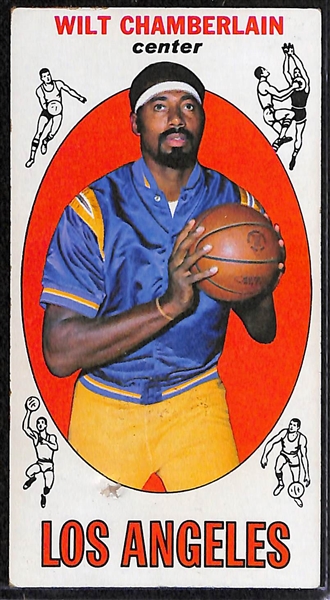 Lot of 3 - 1969-70 Topps Basketball Star Cards - Alcindor RC, Chamberlain, Havlicek RC