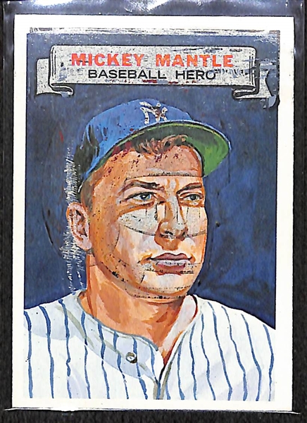 1967 Topps Who Am I? Mickey Mantle (#22) Baseball Card (Scratched)