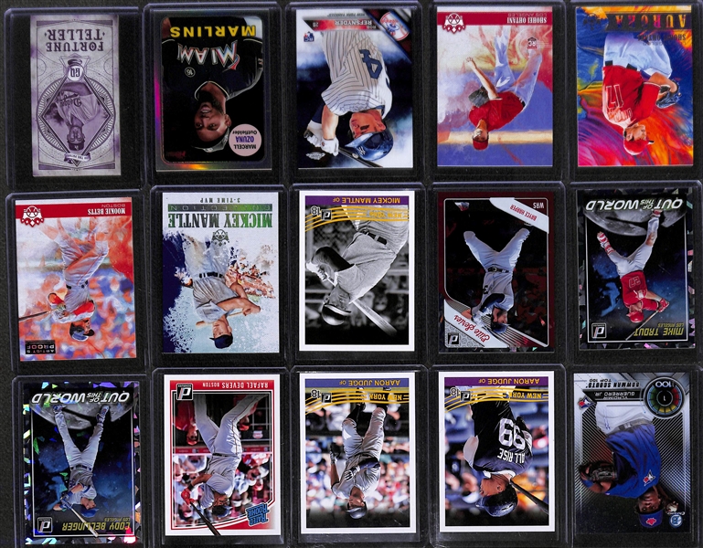 Large Lot Of Baseball Cards w. Ohtani & Trout