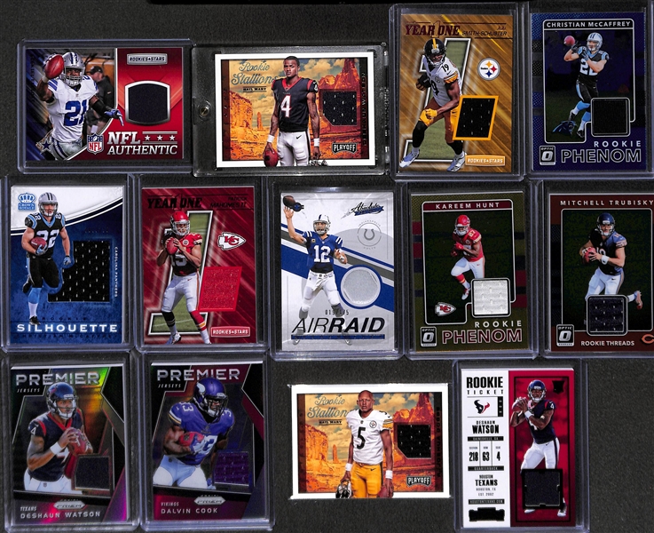 Lot Of 44 Football Relic Cards w. Ezekiel Elliott