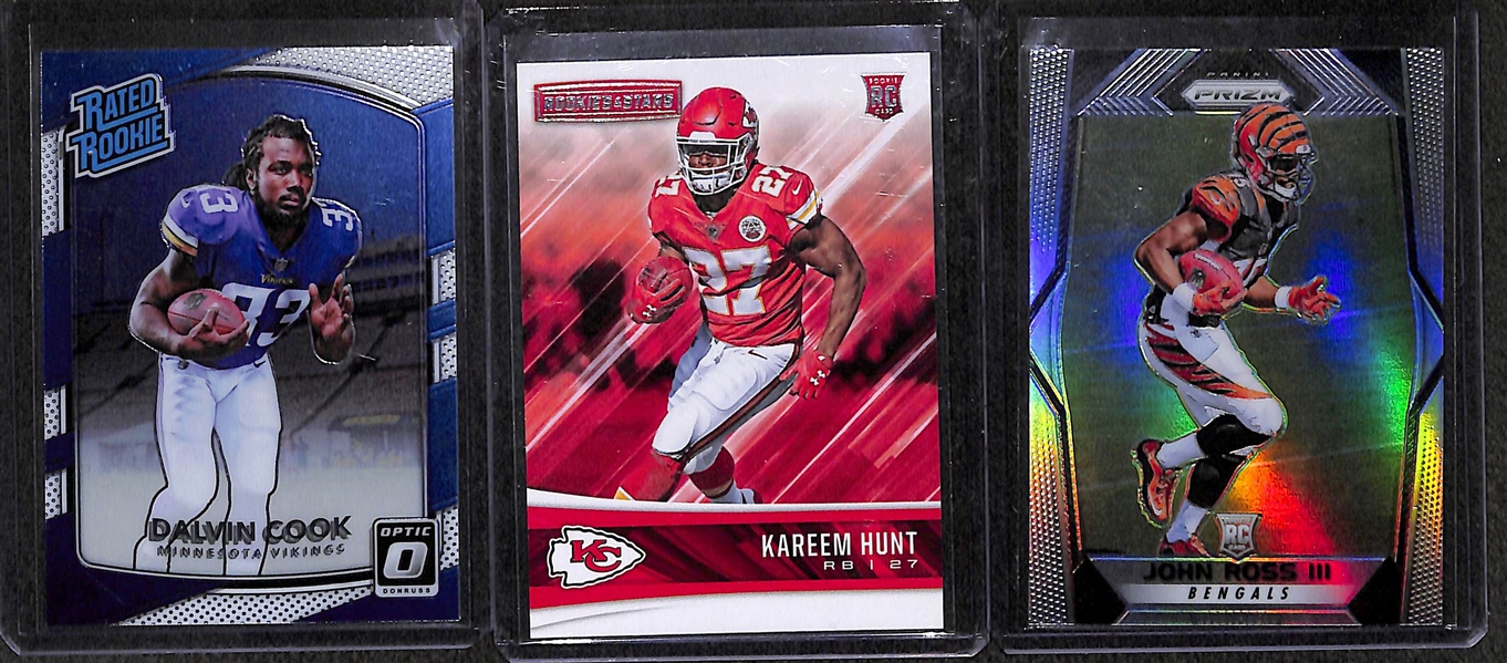 Lot Of 92 Football Autos/Numbered/Refractor Cards w. Patrick Mahomes
