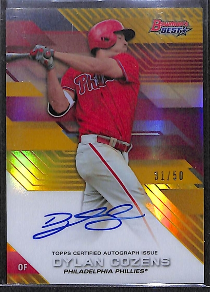 Lot Of 21 Phillies Auto & Parallel Cards w. Moniak & Crawford