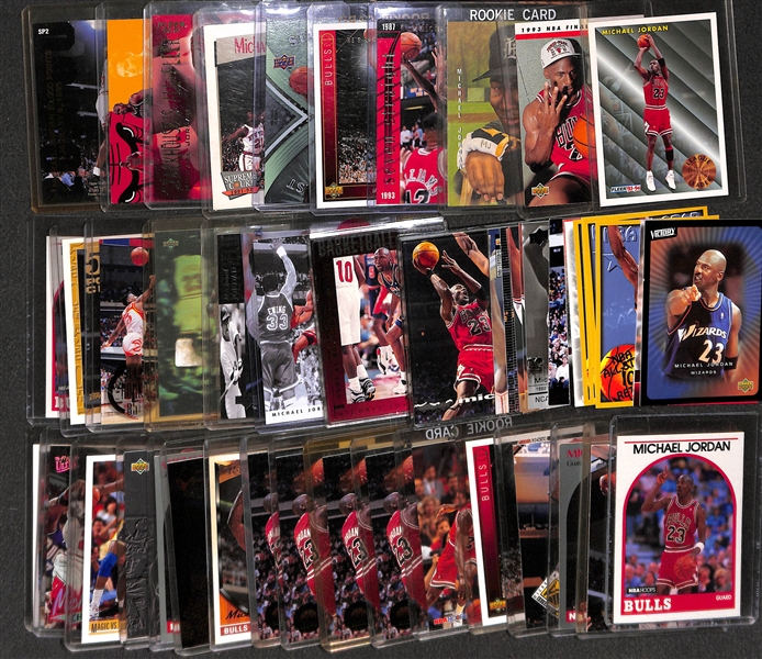 Lot of 70+ Michael Jordan Cards including Inserts