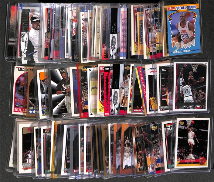 Lot of 65+ Michael Jordan Cards and Inserts