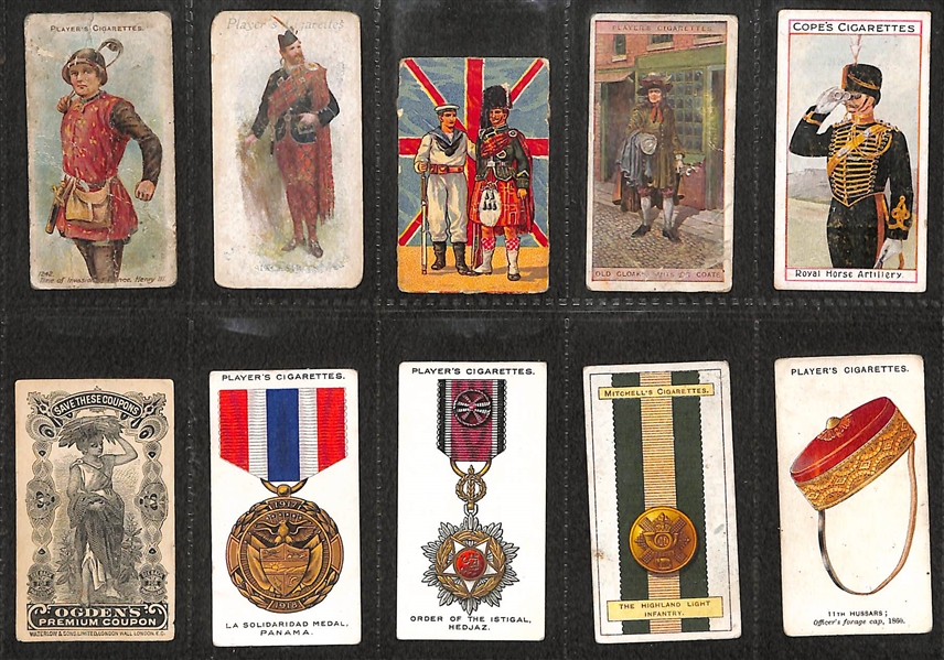 Lot of 50 1910s-1940s Cigarette Cards of Famous Figures w. Henry VIII