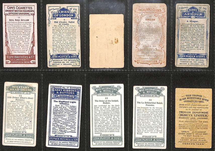 Lot of 50 1910s-1940s Cigarette Cards of Famous Figures w. Henry VIII