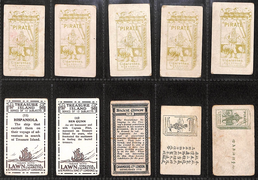Lot of 50 1910s-1940s Cigarette Cards of Famous Figures w. Henry VIII