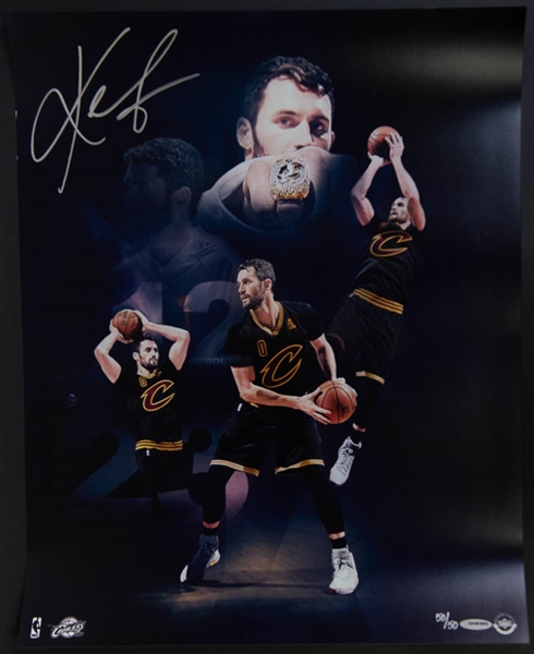 Kevin Love Autographed 16 x 20 Photo #50/50 - UDA