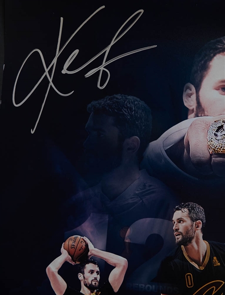 Kevin Love Autographed 16 x 20 Photo #50/50 - UDA