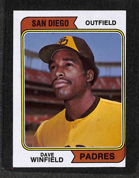 1974 Topps Baseball Card Complete Set of 660 Cards w. Winfield Rookie Card