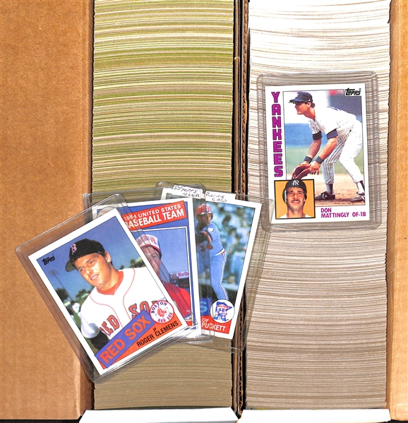 1984 & 1985 Topps Baseball Complete Sets