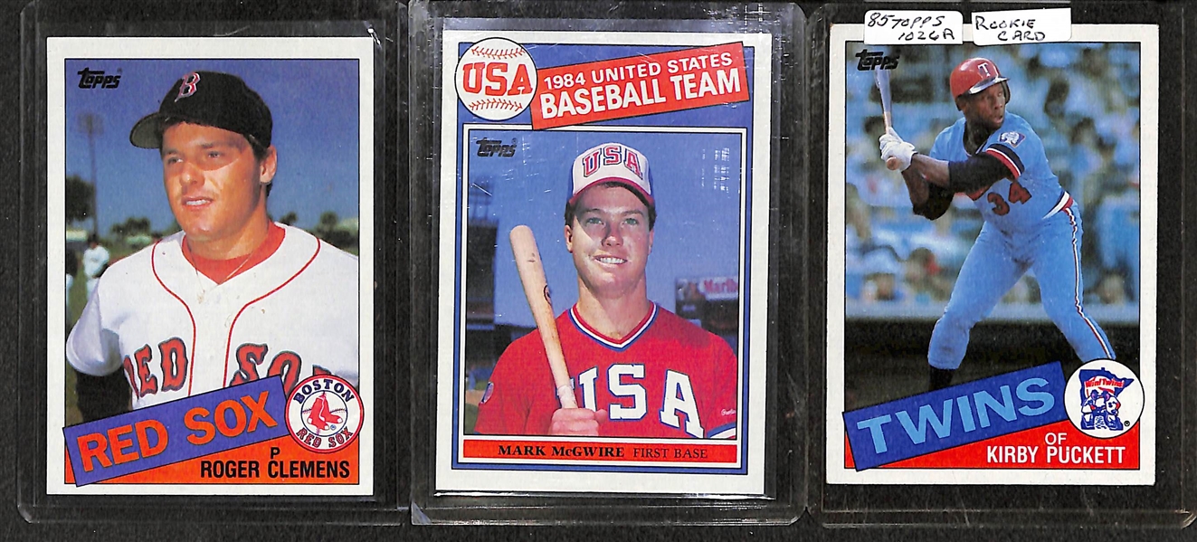 1984 & 1985 Topps Baseball Complete Sets