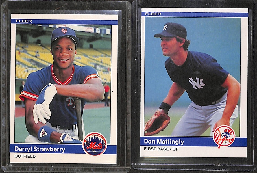 1984 & 1986 Fleer Baseball Complete Sets