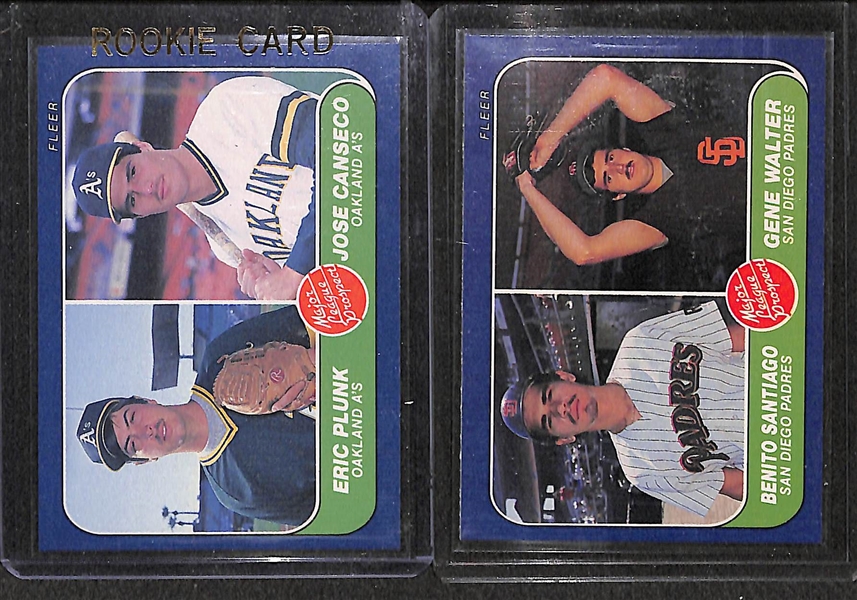 1984 & 1986 Fleer Baseball Complete Sets