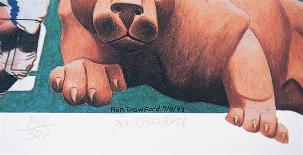 Joe Paterno Autographed Limited Edition Penn State Lithograph/Print