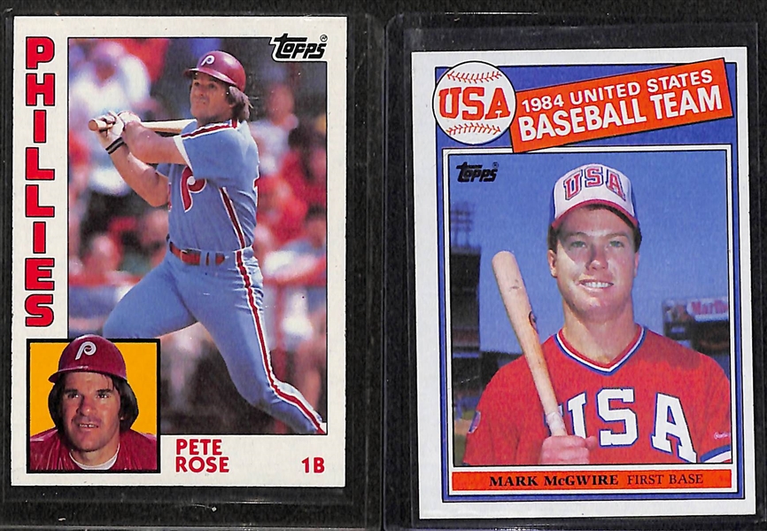 Lot of 3 - Topps Baseball Sets - 1983, 1984, 1985