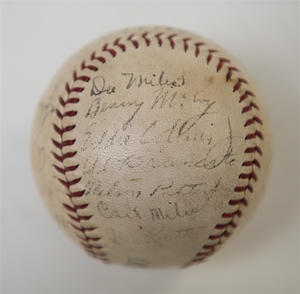 1930s Philadelphia A's Signed Official Reach Baseball w/ Eddie Collins & Al Simmons (Connie Mack is Secretarial Signed)