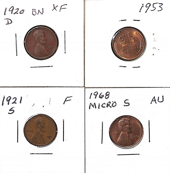 Large Lot of Wheat Pennies - Mostly 1913 through 1960s
