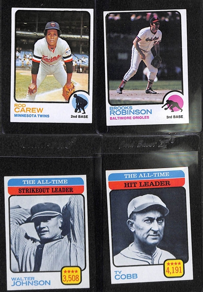 Vending Box of 500+ Assorted Pack-Fresh 1973 Topps Baseball Cards (Mostly Commons But Many High-Grade Potential Cards!)