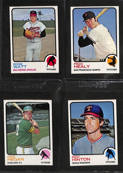 Vending Box of 500+ Assorted Pack-Fresh 1973 Topps Baseball Cards (Mostly Commons But Many High-Grade Potential Cards!)