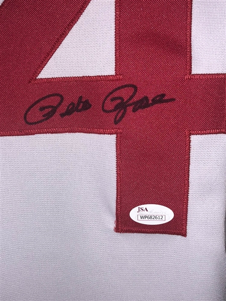 Pete Rose Signed Reds Jersey - JSA