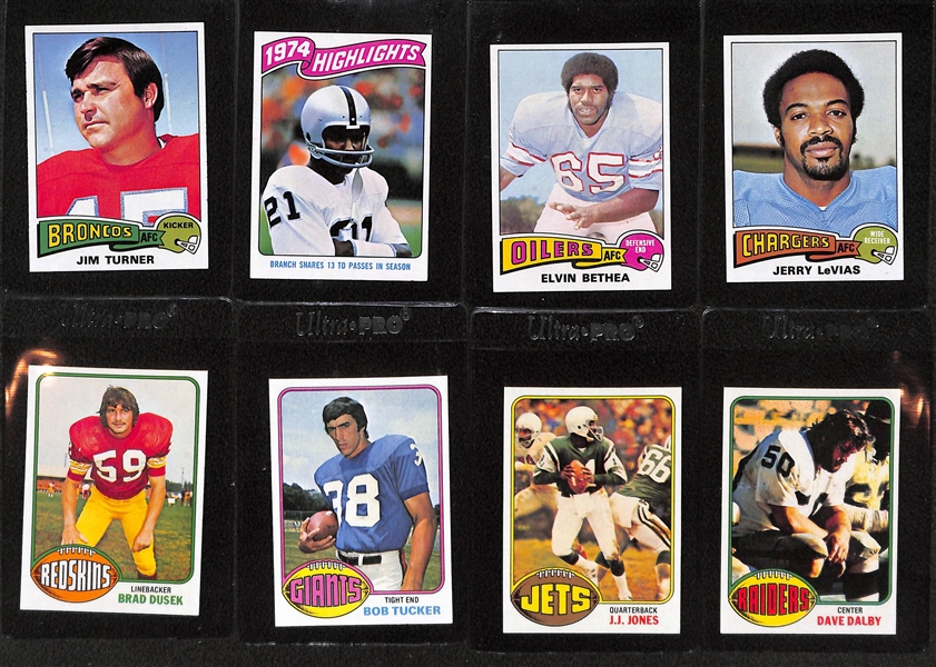 Over 120 Pack-Fresh 1970s Topps Football Cards (Many High-Grade Cards!)