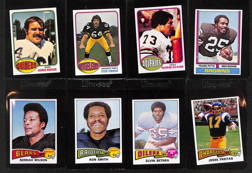 Over 120 Pack-Fresh 1970s Topps Football Cards (Many High-Grade Cards!)