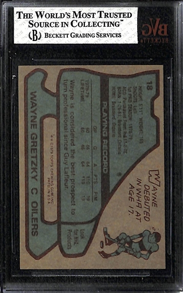 1979-80 Topps Hockey Card Set (264 Cards) w. Wayne Gretzky Rookie Card BVG 5