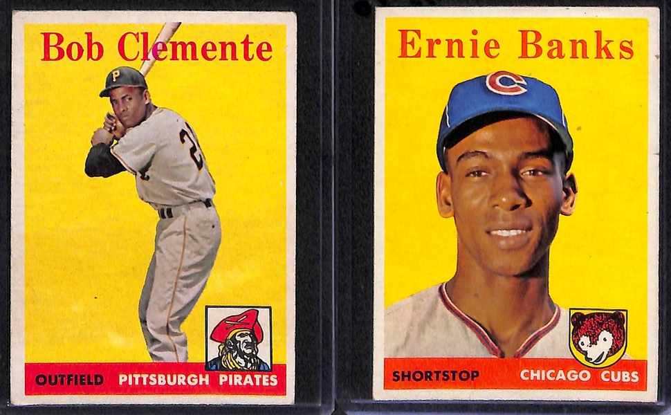 1958 Topps Baseball Complete Set (Mostly VG-EX+ Condition) – All 494 Cards in the Set! 