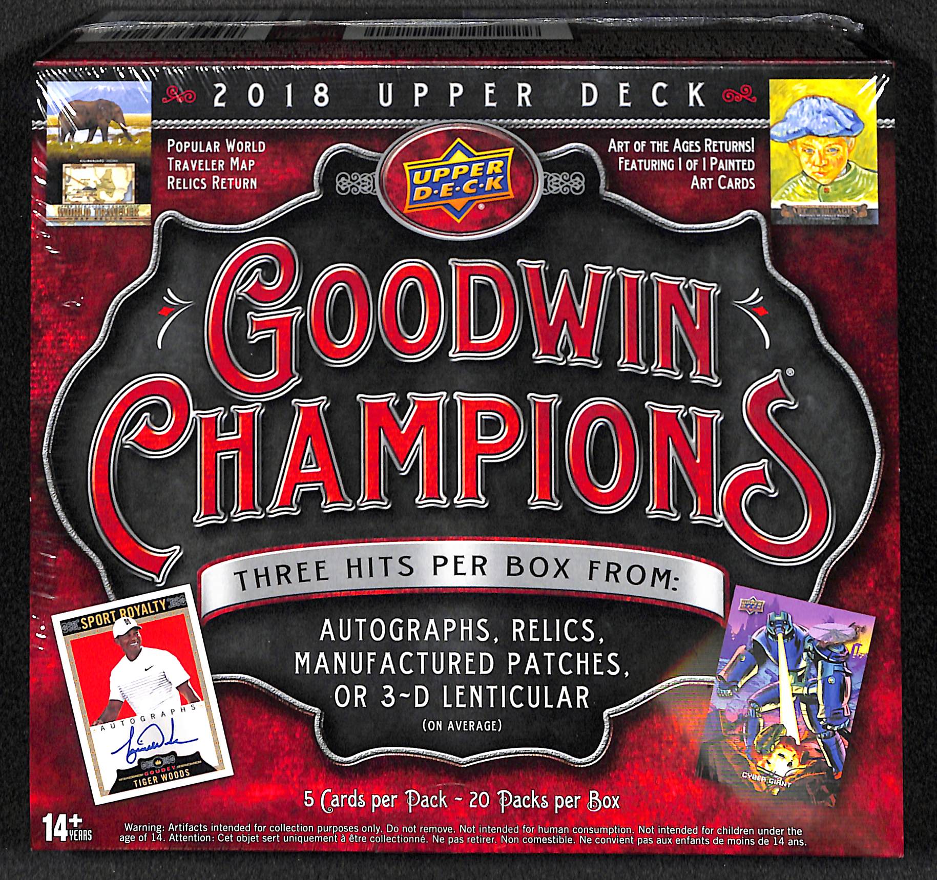 Lot Detail 2018 Upper Deck Goodwin Champions Sealed Hobby Box