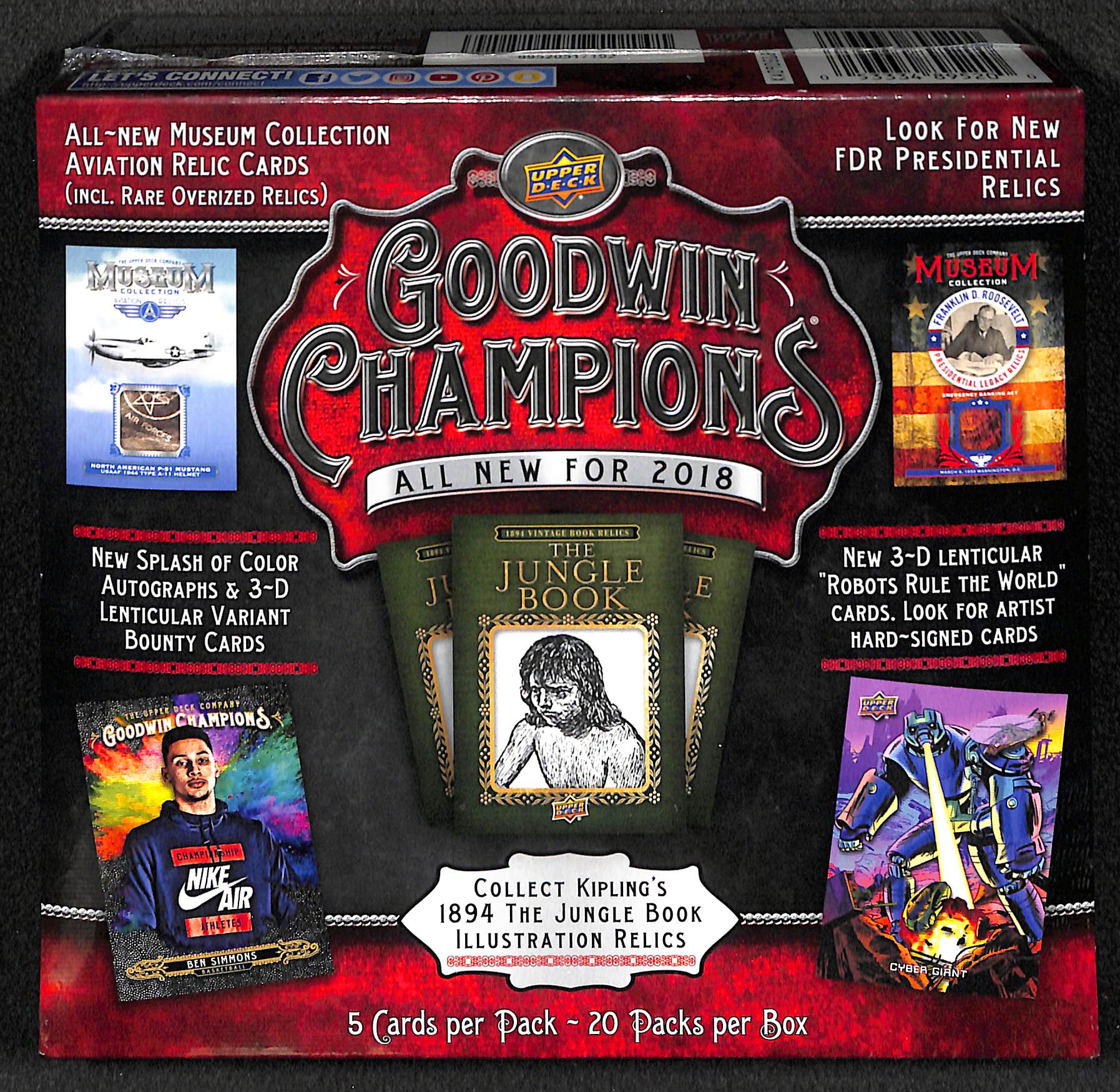 Lot Detail 2018 Upper Deck Goodwin Champions Sealed Hobby Box