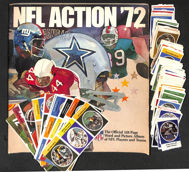 Lot Detail 1972 Sunoco NFL Action Sticker Book & Stickers