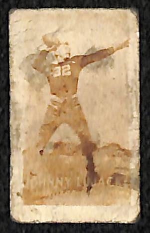 Lot of (3) 1948 Topps Magic Johnny Lujack (Notre Dame) Rookie Football Cards