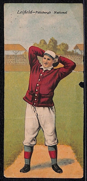 Lot of (4) 1911 T201 Mecca Double Folder Cards w/ Meyer/Doyle, Leifield/Simon, Lapp/Barry, Williams/Woodruff