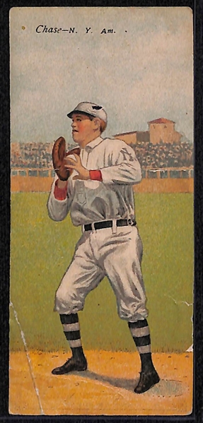 Lot of (3) 1911 T201 Mecca Double Folder Cards w/ Sweeney/H. Chase, Meyer/Doyle, Elberfield/McBride