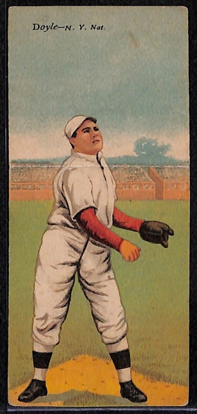 Lot of (3) 1911 T201 Mecca Double Folder Cards w/ Sweeney/H. Chase, Meyer/Doyle, Elberfield/McBride