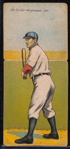 Lot of (3) 1911 T201 Mecca Double Folder Cards w/ Sweeney/H. Chase, Meyer/Doyle, Elberfield/McBride