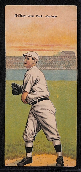 Lot of (3) 1911 T201 Mecca Double Folder Cards w/ Wiltse/Merkle, Hickman/Hinchman, Graham/Mattern