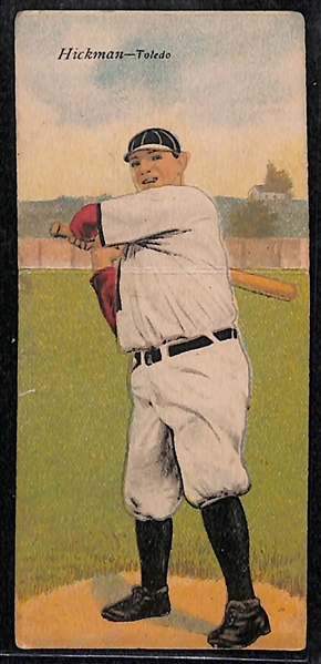 Lot of (3) 1911 T201 Mecca Double Folder Cards w/ Wiltse/Merkle, Hickman/Hinchman, Graham/Mattern