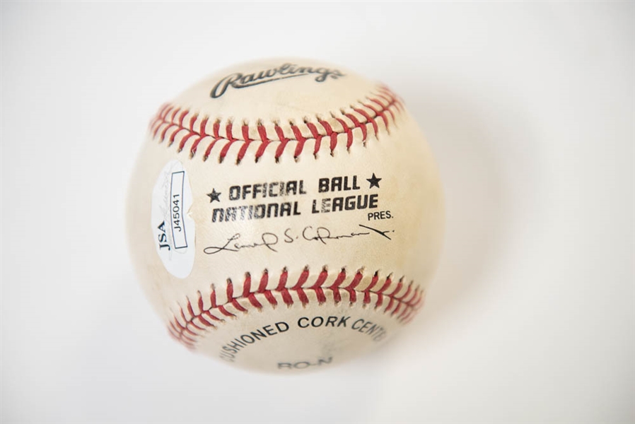 Richie Ashburn Signed Baseball - JSA