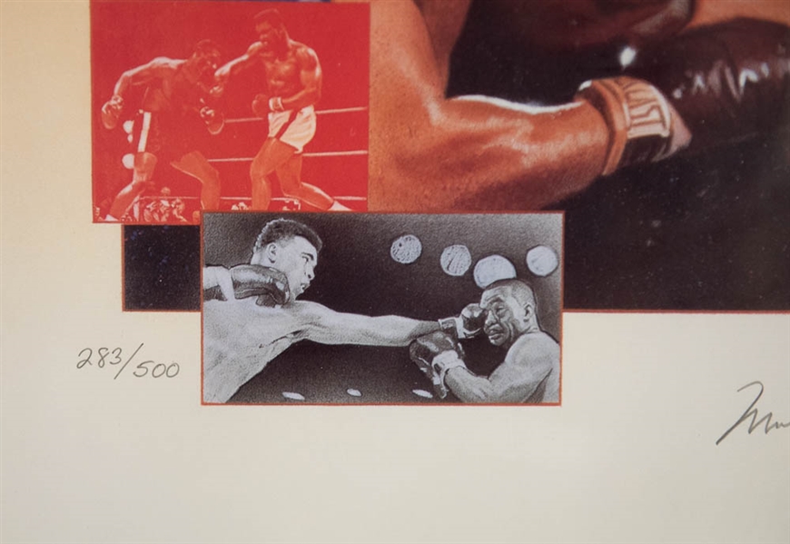 Muhammad Ali Signed & Framed Lithograph - JSA LOA