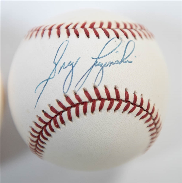 Lot Of 3 Phillies Signed Baseballs w. Ashburn & Roberts