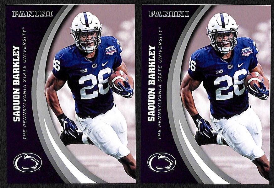Saquon Barkley Jersey Cards & Rookies Lot