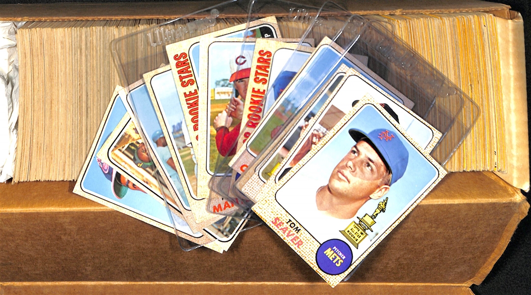 1968 Topps Baseball Complete Set (All 598 Cards in the Set) 