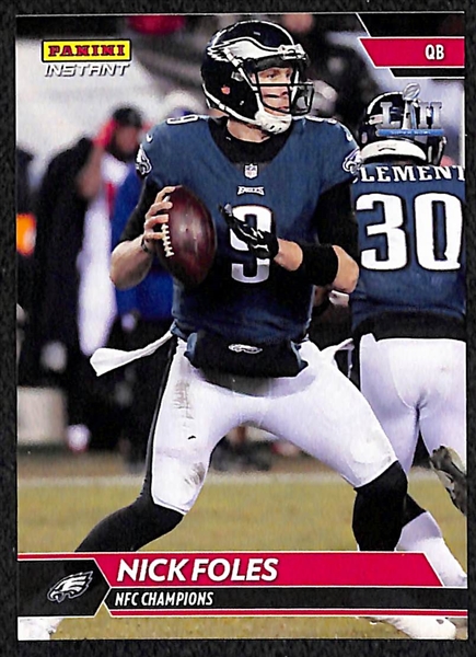 Lot of 3 Panini Instant Eagles Card Sets - Super Bowl/NFC Champs/NFC East Champs