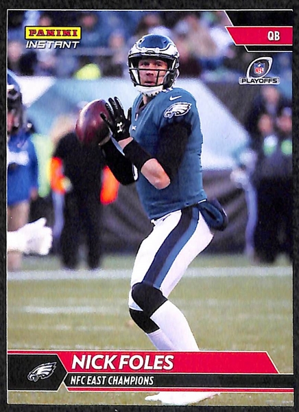 Lot of 3 Panini Instant Eagles Card Sets - Super Bowl/NFC Champs/NFC East Champs