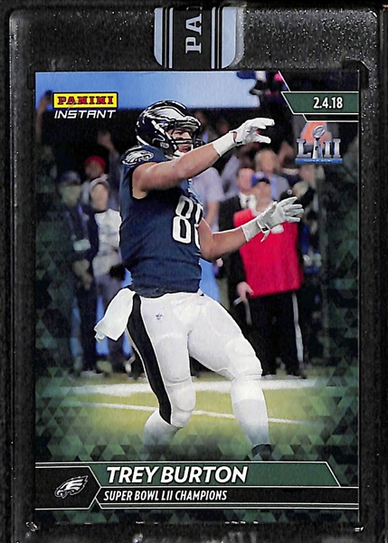 2018 Panini Instant Eagles Super Bowl Green Parallel Card Set Numbered /10 (Missing Foles)
