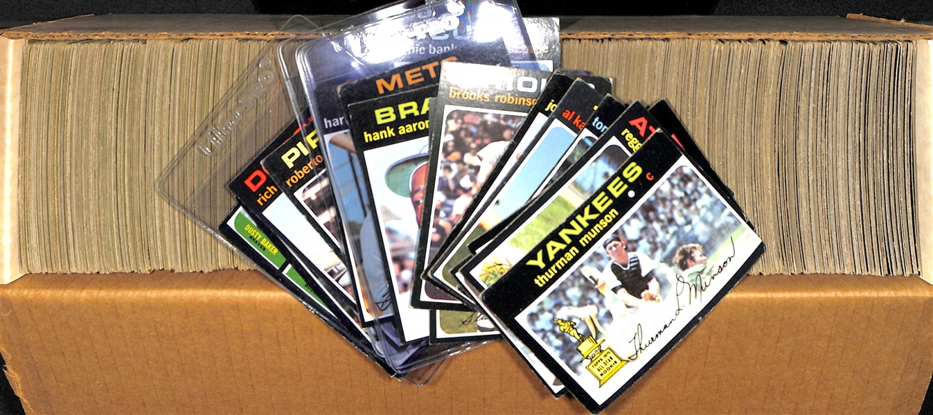 1971 Baseball Card Set (All 720 Cards in the Set)